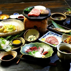 Отель Ryokan Fukumotoya Минамиогуни питание