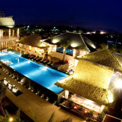Отель Riyuegu Hotsprings Resort балкон