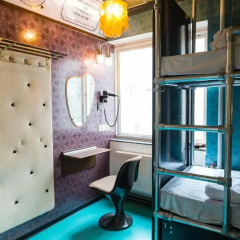 Copenhagen Downtown Hostel Кровать в общем номере фото 21