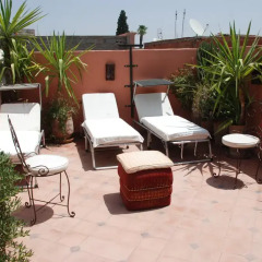 Отель Riad Aquarelle Марракеш бассейн