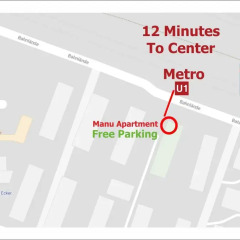 Апартаменты Manu Apartment Вена парковка
