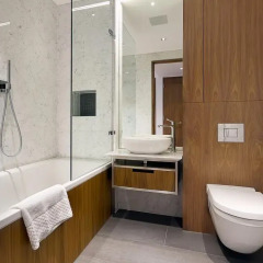 Отель Roman House Apartment Великобритания, Лондон - отзывы, цены и фото номеров - забронировать отель Roman House Apartment онлайн ванная фото 2