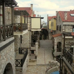 Отель Stone House Nikos балкон