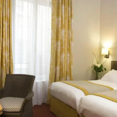 Отель Hôtel de Lutèce 3* Стандартный номер с различными типами кроватей фото 16