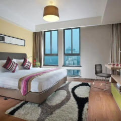 Отель Citadines Xingqing Palace Xi'an 4* Улучшенные апартаменты с различными типами кроватей фото 8