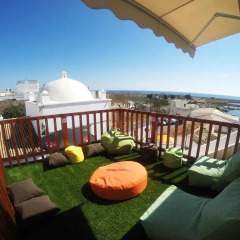 Ria Hostel Alvor Кровать в общем номере с двухъярусной кроватью