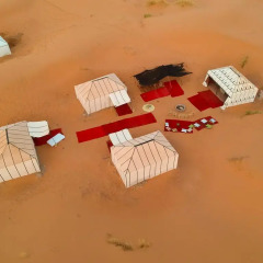 Отель Merzouga Luxury Camp Марокко, Мерзуга - отзывы, цены и фото номеров - забронировать отель Merzouga Luxury Camp онлайн балкон