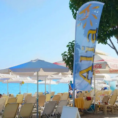 Отель Alia Palace Luxury Hotel and Villas Греция, Пефкохори - 1 отзыв об отеле, цены и фото номеров - забронировать отель Alia Palace Luxury Hotel and Villas онлайн пляж фото 2