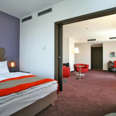 Отель Vienna House Andel's Cracow 4* Стандартный номер с различными типами кроватей фото 12