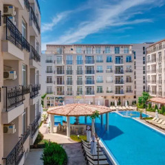 Отель Aparthotel Dawn Park Болгария, Солнечный берег - отзывы, цены и фото номеров - забронировать отель Aparthotel Dawn Park онлайн бассейн фото 3