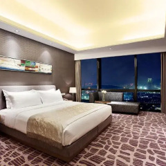 Huaqiang Plaza Hotel Shenzhen 4* Представительский люкс с различными типами кроватей фото 6