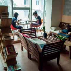 Freeguys Hostel Кровать в общем номере с двухъярусной кроватью фото 6