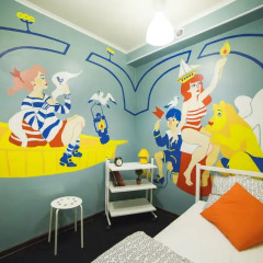 Art Hostel Contrast Стандартный номер с различными типами кроватей фото 2