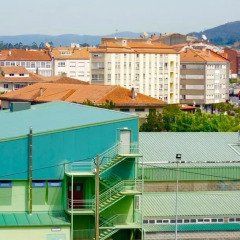 Отель Albergue Pension Flavia Падрон спортивное сооружение