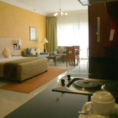 Star Metro Deira Hotel Apartments 4* Номер Делюкс с различными типами кроватей фото 6