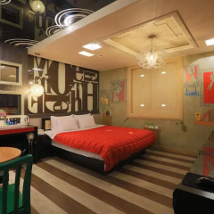 Haeundae Grimm Hotel 2* Номер Делюкс с различными типами кроватей фото 12