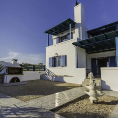 Отель Villa Elias Пляж Стегна вид на фасад