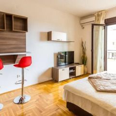 Апартаменты Adriatik Budva apartments Студия с различными типами кроватей фото 30