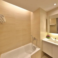 Отель Pan Pacific Serviced Suites Beach Road, Singapore ванная