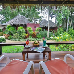 Отель Sunset Village Beach Resort 4* Коттедж с различными типами кроватей фото 7