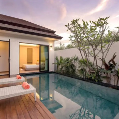 Отель La Ville Phuket Pool Villa 4* Вилла с различными типами кроватей фото 12