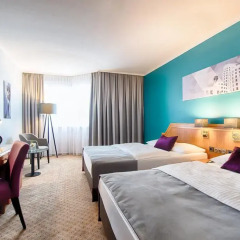 Leonardo Hotel Düsseldorf City Center 4* Номер Комфорт с двуспальной кроватью фото 4