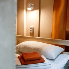 Hostel Good Night Кровать в общем номере фото 14