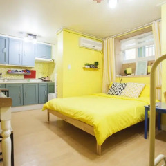 Отель Han River Guesthouse 2* Студия с различными типами кроватей фото 26
