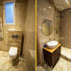 Апартаменты Champaigne Studio Not Just For Two Прага ванная