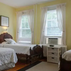 Отель Adams Inn 2* Стандартный номер с различными типами кроватей (общая ванная комната) фото 3
