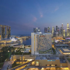 Отель Mandarin Oriental, Singapore 5* Люкс Club Marina Bay с двуспальной кроватью фото 2