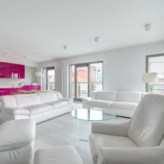 Апартаменты Dom & House - Apartments Waterlane Улучшенные апартаменты с различными типами кроватей фото 28