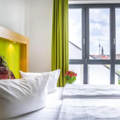 H+ Hotel 4 Youth Berlin Mitte 2* Стандартный номер с двуспальной кроватью фото 3