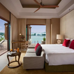 Отель Resorts World Sentosa - Beach Villas 5* Вилла с различными типами кроватей фото 5