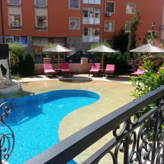 Отель Menada Romance Marine Apartments Болгария, Солнечный берег - отзывы, цены и фото номеров - забронировать отель Menada Romance Marine Apartments онлайн бассейн фото 2