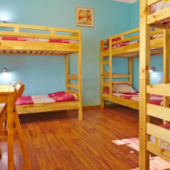 Happy Hostel Кровать в общем номере двухъярусные кровати фото 28