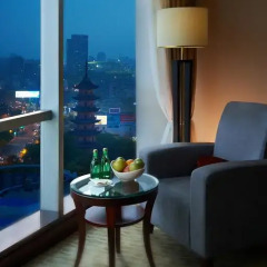 Отель Crowne Plaza City Center Ningbo 4* Улучшенный номер с различными типами кроватей фото 4