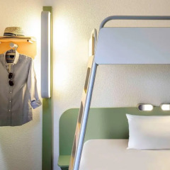 Отель ibis budget Nice Aeroport Promenade des Anglais 2* Стандартный номер с различными типами кроватей фото 7