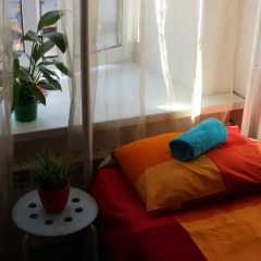 Хостел Online Кровать в общем номере с двухъярусной кроватью фото 20