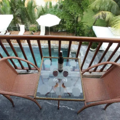 Отель Hoi An River Palm Villas 3* Улучшенная вилла с различными типами кроватей фото 9