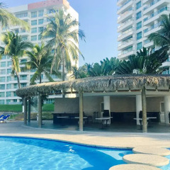 Отель Mayan Playa Departamento Uxmal 602 бассейн