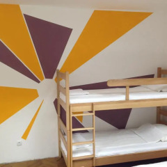 New Hostel Belgrade Кровать в общем номере с двухъярусной кроватью фото 3