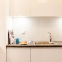Отель Apartment4you Select Kolejowa Студия с различными типами кроватей фото 18