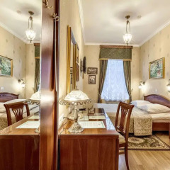 Мини-Отель Серебряный век Улучшенный номер с двуспальной кроватью фото 11