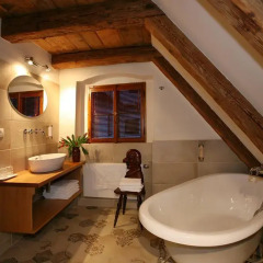 Отель Residence U Mecenáše Чехия, Прага - отзывы, цены и фото номеров - забронировать отель Residence U Mecenáše онлайн ванная