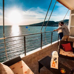 Отель Cavo Paradise Албания, Саранда - отзывы, цены и фото номеров - забронировать отель Cavo Paradise онлайн приотельная территория фото 2
