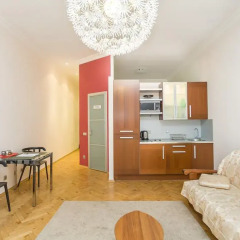 Апартаменты Four Squares Apartments on Tverskaya Апартаменты с двуспальной кроватью фото 25