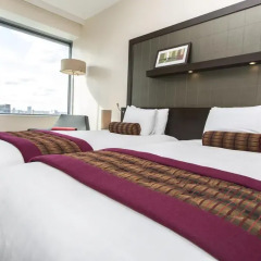Отель Hilton London Canary Wharf 4* Представительский номер с различными типами кроватей фото 7