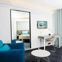 Отель L Ermitage 4* Улучшенный семейный номер с разными типами кроватей фото 5