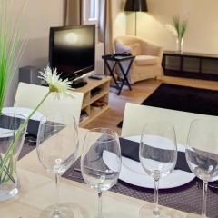 Апартаменты Habitat Apartments Art в номере